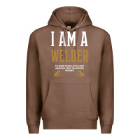 Chestnut I Am A WELDER - WELDER Job Gift Funny Premium Hoodie - artisFamous