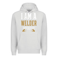 Dove Grey I Am A WELDER - WELDER Job Gift Funny Premium Hoodie - artisFamous