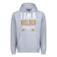 Heather Grey I Am A WELDER - WELDER Job Gift Funny Premium Hoodie - artisFamous