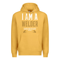Mustard I Am A WELDER - WELDER Job Gift Funny Premium Hoodie - artisFamous