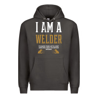 Smoke I Am A WELDER - WELDER Job Gift Funny Premium Hoodie - artisFamous