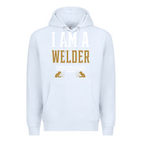 White I Am A WELDER - WELDER Job Gift Funny Premium Hoodie - artisFamous