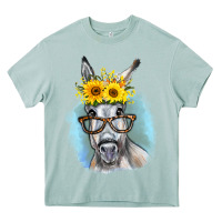 Arona Sunflower Glasses Donkey Heavy Core Tee - RanaPortraitStore