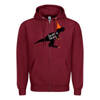 Burgundy Seven A Saurus Zipper Hoodie - Bettercallsaul