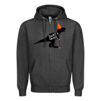 Charcoal Heather Seven A Saurus Zipper Hoodie - Bettercallsaul