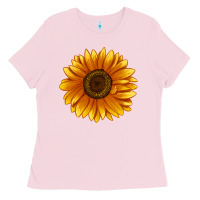 Bubblegum Pink Soraya Sunflower Ladies Tee - LillyAllenDesigns