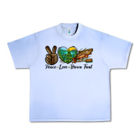 Grape Ice Peace Love Brown Trout Urban Heavy Tee - LillyAllenDesigns