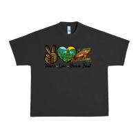 Pigment Black Peace Love Brown Trout Urban Heavy Tee - LillyAllenDesigns