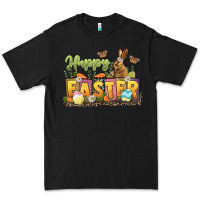 Black Happy Easter Premium Tee - LillyAllenDesigns