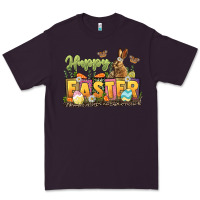 Plum Happy Easter Premium Tee - LillyAllenDesigns