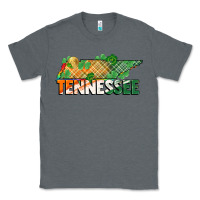 Charcoal Heather tennessee map st patricks day Classic Tee - FaDigitalArtStudio