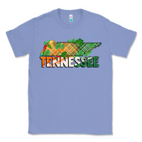 Colony Blue tennessee map st patricks day Classic Tee - FaDigitalArtStudio