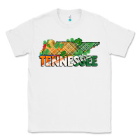 White tennessee map st patricks day Classic Tee - FaDigitalArtStudio