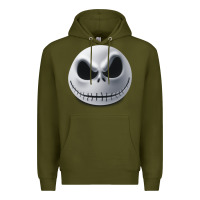 Army Green happy halloween pumpkin Trick or treat Premium Hoodie - artisFamous