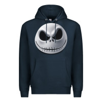 Navy happy halloween pumpkin Trick or treat Premium Hoodie - artisFamous