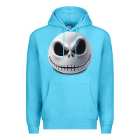 Ocean Blue happy halloween pumpkin Trick or treat Premium Hoodie - artisFamous