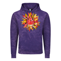 Cloud Purple watermelon sunflower Vintage Hoodie - BarkalooDesign
