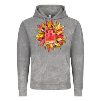 Cloud Rock watermelon sunflower Vintage Hoodie - BarkalooDesign