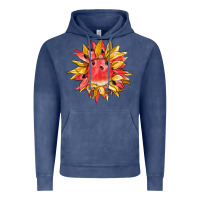 Vintage Denim watermelon sunflower Vintage Hoodie - BarkalooDesign