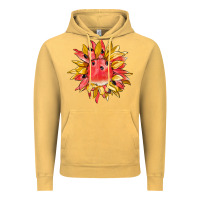 Vintage Mustard watermelon sunflower Vintage Hoodie - BarkalooDesign