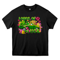 Black loads of luck Heavy Core Tee - FaDigitalArtStudio