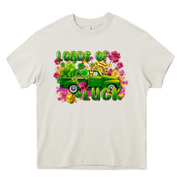 Cream loads of luck Heavy Core Tee - FaDigitalArtStudio