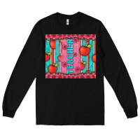 Black teacher with  flower glitter and serape leopard Long Sleeve Tee - Artiststas