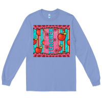 Colony Blue teacher with  flower glitter and serape leopard Long Sleeve Tee - Artiststas