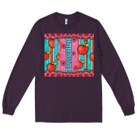 Plum teacher with  flower glitter and serape leopard Long Sleeve Tee - Artiststas