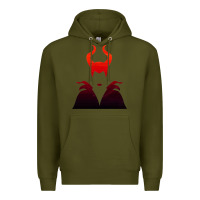 Army Green maleficent Premium Hoodie - artisFamous
