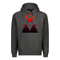 Charcoal Heather maleficent Premium Hoodie - artisFamous