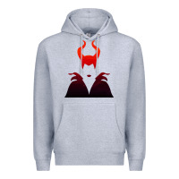 Heather Grey maleficent Premium Hoodie - artisFamous