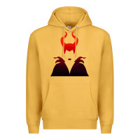 Mustard maleficent Premium Hoodie - artisFamous