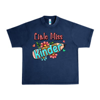 Navy little miss kindergarten Urban Heavy Tee - RanaPortraitStore