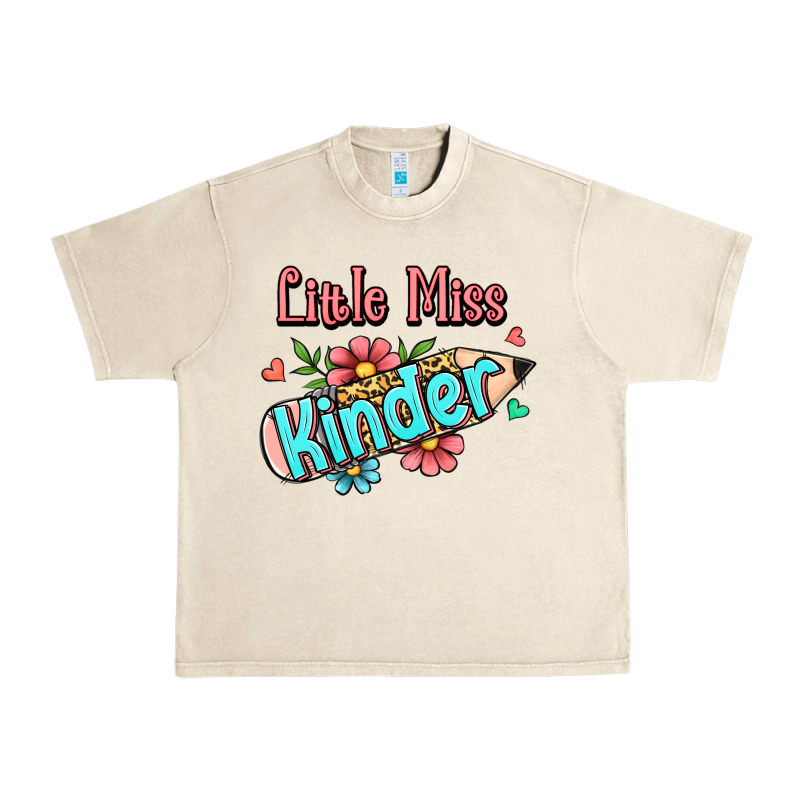 Little Miss Kindergarten Urban Heavy Tee by RanaPortraitStore | Teevron