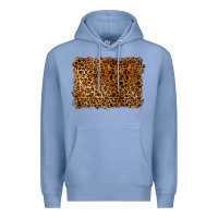 Handdrawn Leopard Pattern Premium Hoodie | Teevron