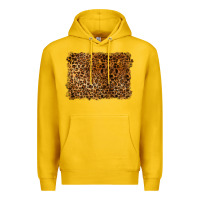 Lemon handdrawn leopard pattern Premium Hoodie - BarkalooDesign