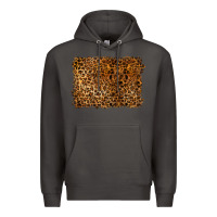 Smoke handdrawn leopard pattern Premium Hoodie - BarkalooDesign