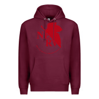Burgundy nerv  evangelion Premium Hoodie - artisFamous