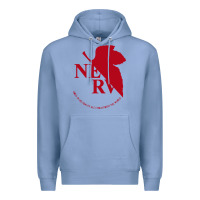 Colony Blue nerv  evangelion Premium Hoodie - artisFamous