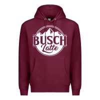 Burgundy vintage busch light Premium Hoodie - artisFamous