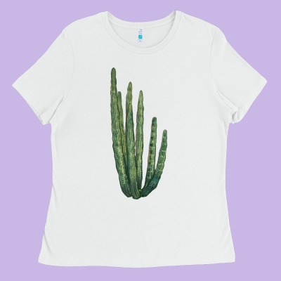 Organ Pipe Cactus Ladies Tee Designed By Lillyallendesigns