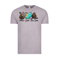 Vintage Zinc Peace Love Sea Lion Vintage Tee - LillyAllenDesigns