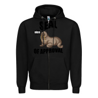 Black Seal nice Of Approval Zipper Hoodie - Bettercallsaul