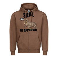 Chestnut Seal nice Of Approval Zipper Hoodie - Bettercallsaul