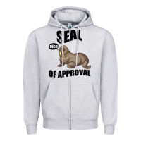 Heather Grey Seal nice Of Approval Zipper Hoodie - Bettercallsaul