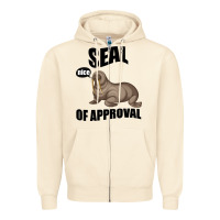 Sandshell Seal nice Of Approval Zipper Hoodie - Bettercallsaul