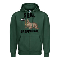 Sports Green Seal nice Of Approval Zipper Hoodie - Bettercallsaul