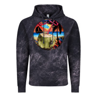 Cloud Black coconut drink colorful leopard Vintage Hoodie - BarkalooDesign