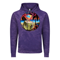 Cloud Purple coconut drink colorful leopard Vintage Hoodie - BarkalooDesign